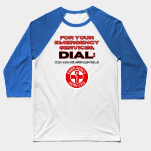 Emergency Services Baseball T-Shirt